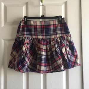plaid skirt